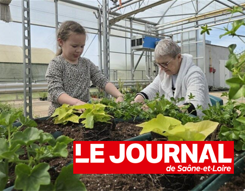 Aux serres municipales, enfants et retraités cultivent du lien ensemble